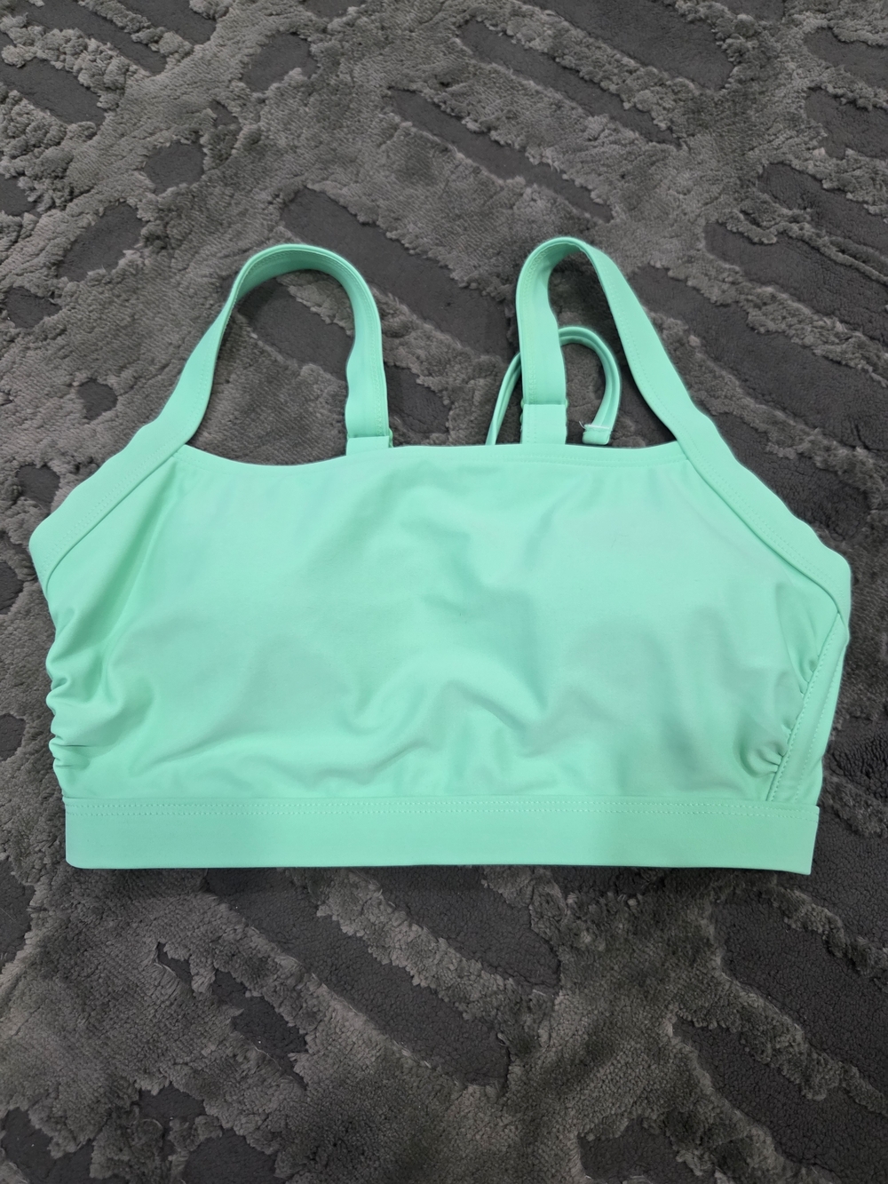 Xhilaration Neon Green Swim Bikini Top